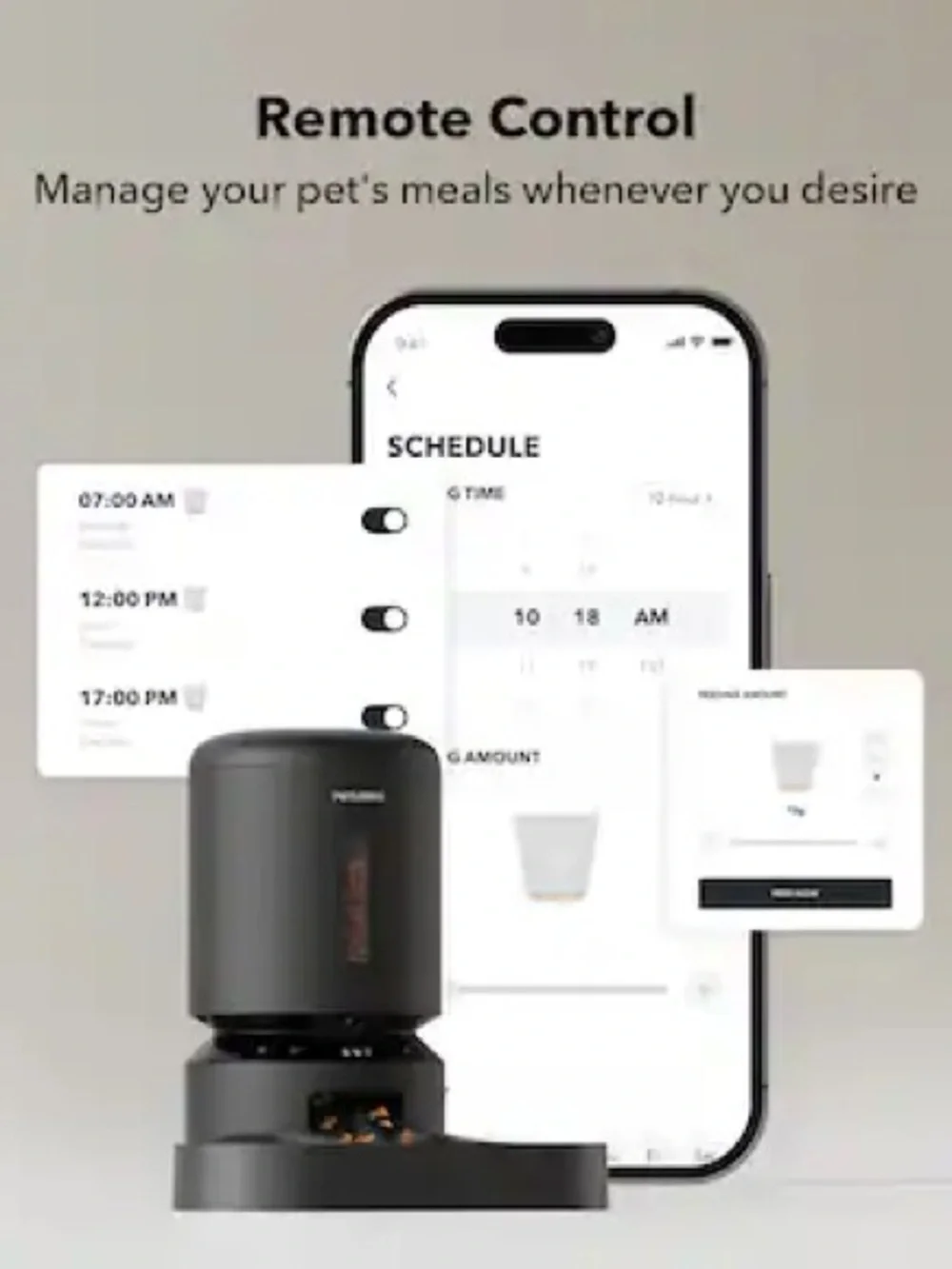 PETLIBRO Granary Smart Feeder Dual Bowl 5G WiFi Automatic Pet Feeder